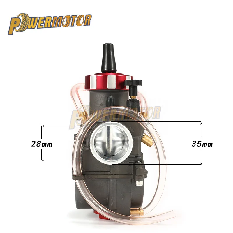 Мощность двигателя универсальный карбюратор для PWK 28 мм PWK28 изменить внедорожный мотоцикл Скутер UTV ATV с силовыми струями 4 т двигатель