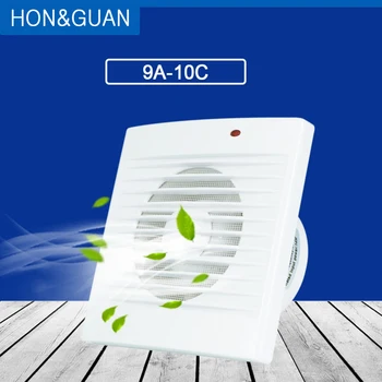 

Hon&Guan 4'' Silent Exhaust Fan Strong Ventilation System Built-In Wall Mount Ceiling Extrator Fan Ventilator Household 110V 240