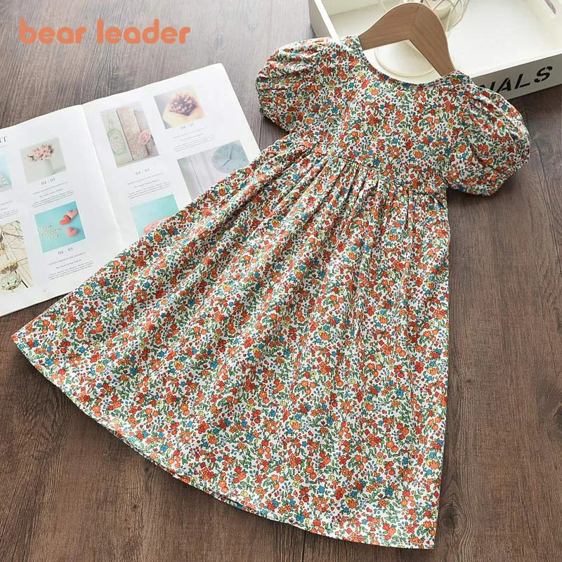 Low Cost Casual Dress Flowers Sweet-Costumes Bear Leader Floral Girls Toddler Children Summer Kids 9gLVVJoRz