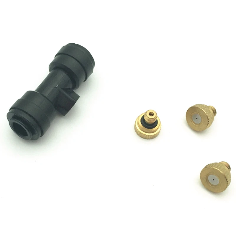 Горячая Распродажа, сопло против запотевания для улицы, тройники, сопло для водяного тумана, комплект сопел для системы охлаждения