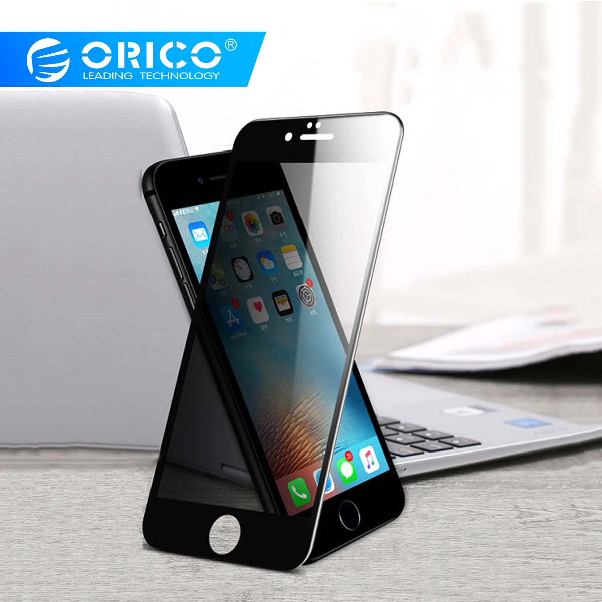 Защитное стекло ORICO закаленное для iPhone 6 7 Plus S|Защитные стёкла и плёнки| |
