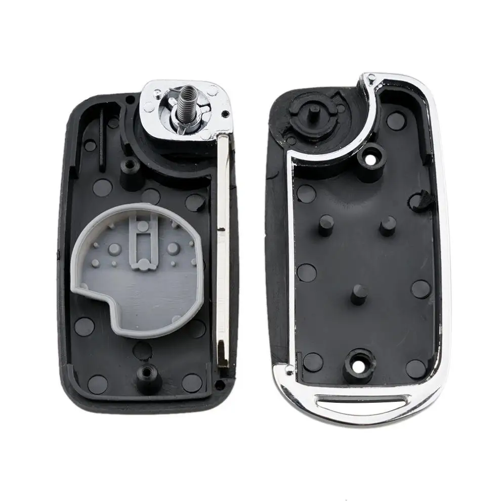 2 Buttons Modified Folding Remote Car Key Shell Case with HU87 Blade and Button Pad Fit for Suzuki SX4