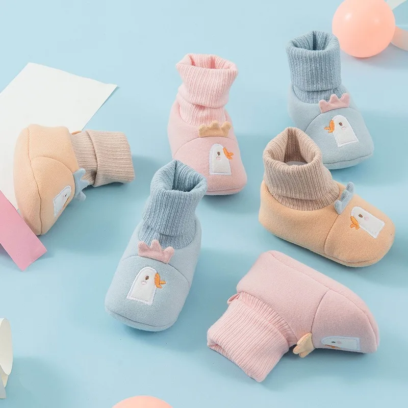 

0-12 months cute boots baby toddler shoes baby shoes and socks comfortable soft-soled shoes anti-slip first walker baby socks