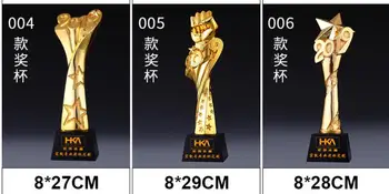 

Resin gold-plated cup professional custom crystal cup medal art crafts furniture decoration