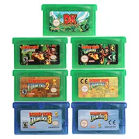 32 бит видео игровая консоль карты донке серии Kong US/EU версия Для Nintendo GBA |