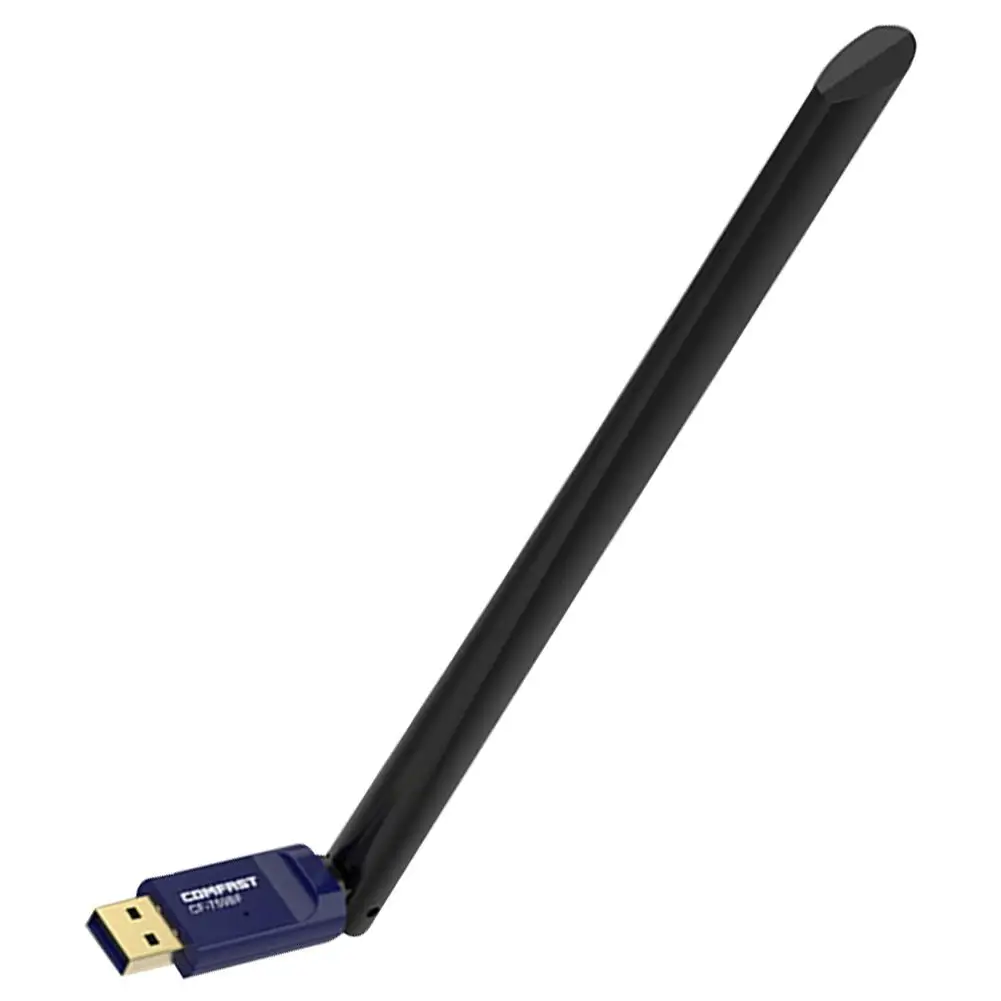 Мини беспроводной Wifi адаптер 650 Мбит/с USB Wi-Fi антенна Приемник Беспроводная сетевая карта настольный адаптер для ноутбука воздушные принадлежности