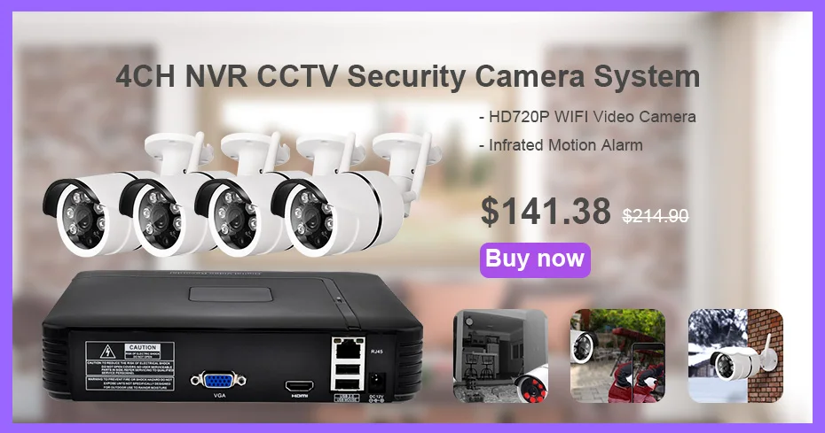 FUERS 4CH 8CH 5в1 AHD DVR система видеонаблюдения 4.0MP 1520 P Водонепроницаемая камера видео система скрытого наблюдения HDMI с 1 ТБ 2 ТБ HDD DIY Набор