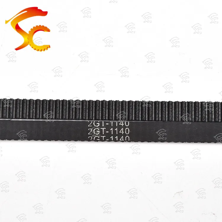

5PCS/LOT GT2 1140 closed loop rubber 2GT timing belt 1140-GT2-10 Teeth 570 Length 1140mm width 10mm 3D printer belt