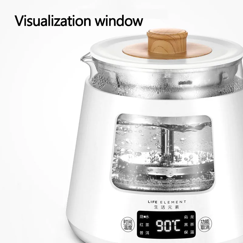 1.2l Smart Tea Maker Home Office Kettle Fully Automatic Multi-functional  Glass Appointment Health Kettle Keep Warm Kettle 220v - Electric Kettles -  AliExpress