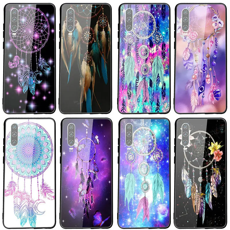 Чехол из закаленного стекла для Huawei Mate 20 Y6 Y9 Honor 6X 8 8X 9 10 P20 P30 Plus Lite Pro 2018 2019 Ловец