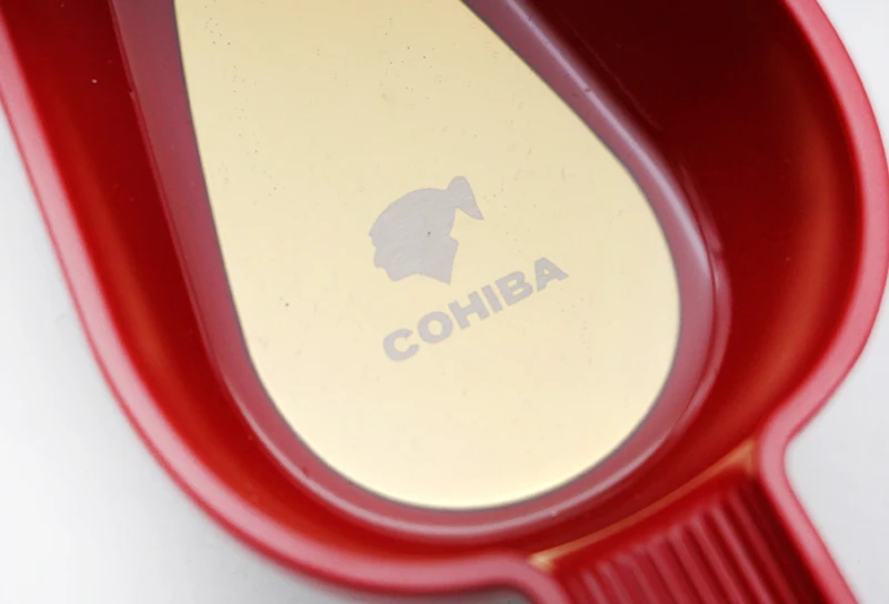 COHIBA металлический винный стеклянный Стиль Мини 1 держатель пепельница для курения сигарета пепельница карманный портативный
