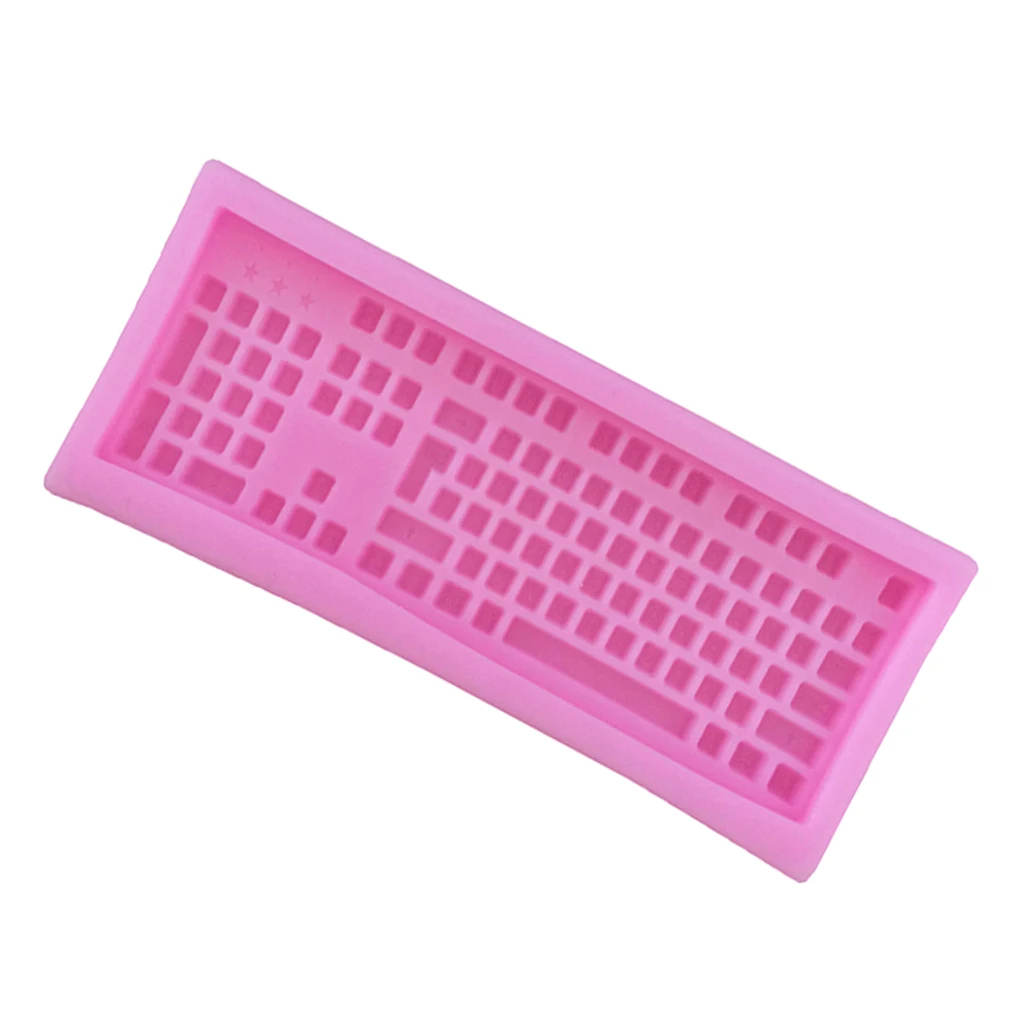 Keyboard Novelty 3D DIY Silicone Chocolate Fondant Mould Mold Cake Decorating Tools