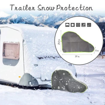 

Large 4ply Breathable Hitch Cover Waterproof UV Protection for Caravans and Trailers UD88
