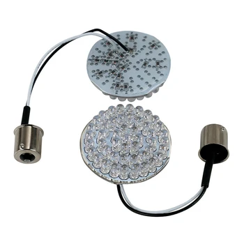 

Center Turn Signal Light Board White Blinker Indicator 2Pcs LED Lamp Rear