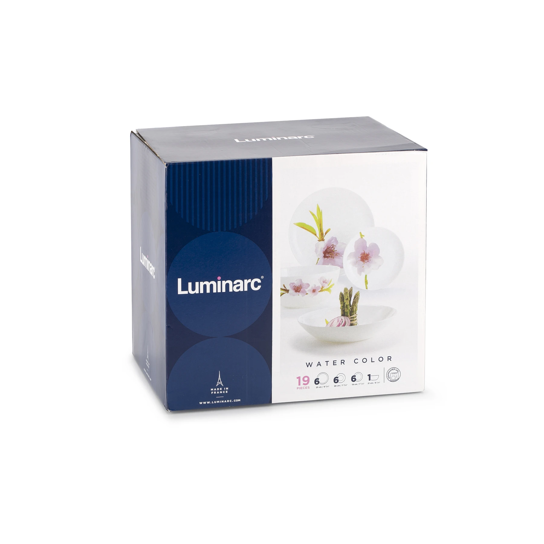 Столовый сервиз Luminarc Water Color 19 предметов