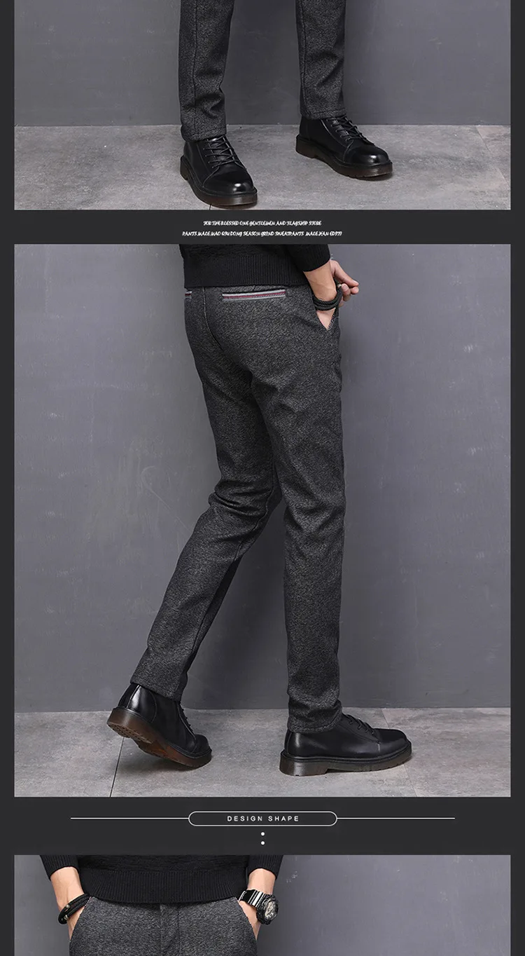 Зимние штаны для мужчин повседневные толстые меховые лайнер брюки теплые тренировочные брюки флисовые эластичные брюки толстовка спортивные брюки W28-38