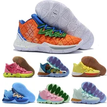Губка x Kyrie 5 дом в форме ананаса мужские баскетбольные кроссовки Irving 5S граффити Keep Sue Fresh Патрик сквидворд кроссовки, украшенные звездами