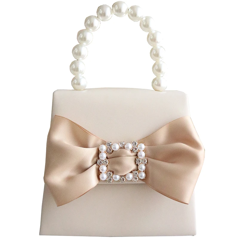 

Elegant Banquet Pearl Tote bag 2019 Fashion New High Quality Leather Women's Designer Handbag Lock Chain Shoulder Messenger Bag