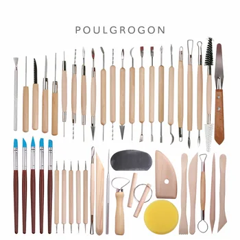 

New Products 45 Pieces Clay Tools Clay Sculpture Carving Packaged Combination