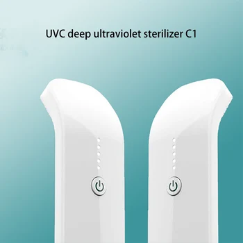 

UVC Sterilizer Kill Dust Mite Eliminator UV Quartz Lamp Portable Deep UV Sterilization Gun Germicidal Light For Bedroom Hospital