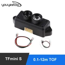 Benewake tfmini-s lidar range finder sensor módulo tof único ponto micro variando uart & iic 0.1-12m (versão de atualização de tfmini)