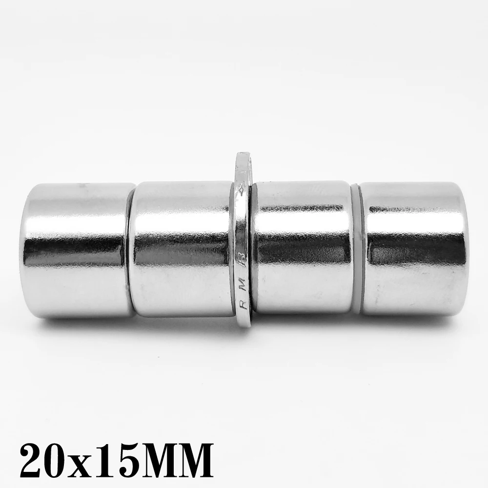 20x15 mm Bulk Round Rare Earth Magnet 20 X 15mm Round Search Magnet 20x15mm Disc Neodymium Magnet 20*15 mm N35