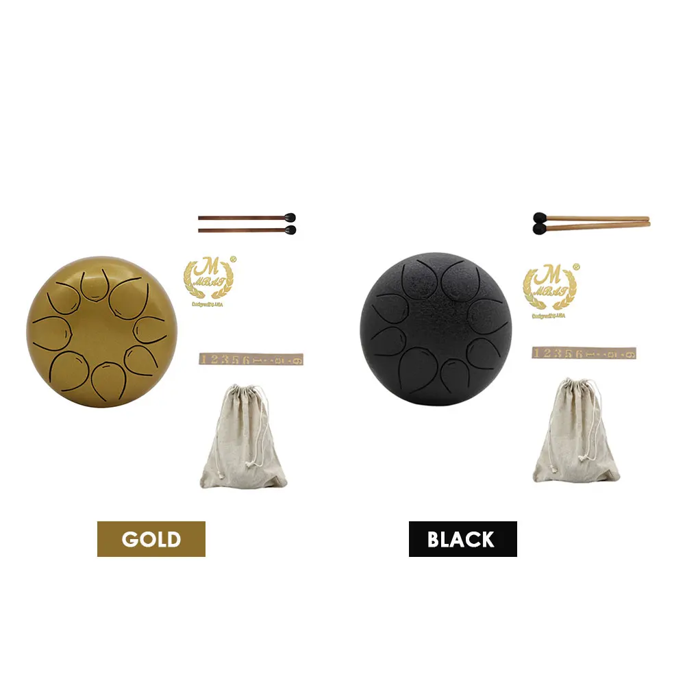 

Strong Brahma Drum Yoga Tranquilizing Percussion Instrument 5 Inch Stainless Steel 2 Colors Worry Drums Buddhism Tongue