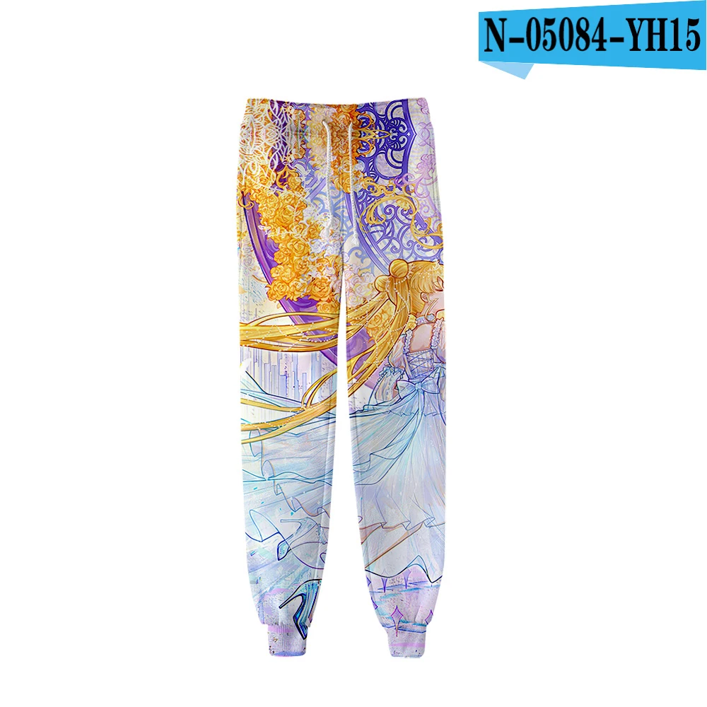 3D pants Модные повседневные штаны с 3D принтом Сейлор Мун удобные осенне-зимние штаны с объемным рисунком для мужчин и женщин синие спортивные штаны для мальчиков и девочек - Цвет: 3D pants