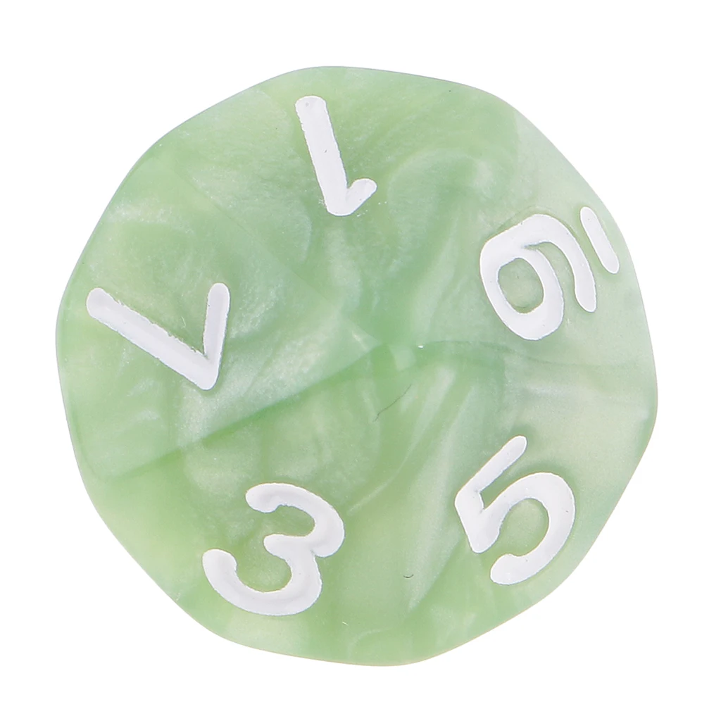 10PCS D10 Polyhedral Dice 10 Sided Dice for Dungeons and Dragons Table Game Board Game Dice Party Gambling Dices 