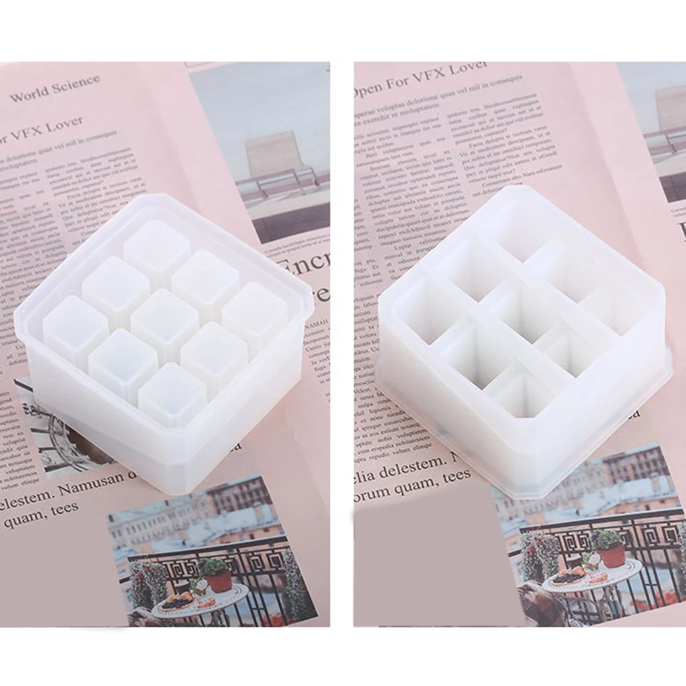 Футляр для хранения Помады Держатель DIY силиконовая форма сушеный цветок смолы декоративные ремесло Эпоксидной смолы формы для ювелирных изделий косметики