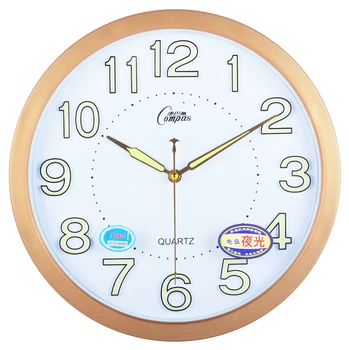 

Glass Nordic Silent Wall Clock Modern Design Large Wall Clock Big Mechanism Kitchen Zegar Scienny Electronic Home Decor AA60WC