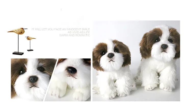 quality simulation dog plush toy mini cute soft realistic poodle doll dog toys for baby friend gift deco DY50740 (14)