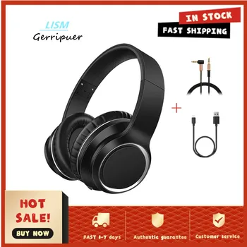 

LISM Gerripuer N5 Wireless Headphones Bluetooth Headset Foldable Stereo Adjustable Earphone With Mic for phone Xiaomi Iphone New