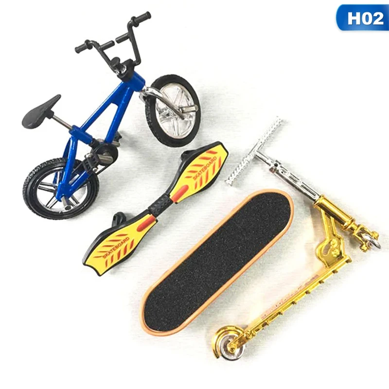 

Stylish Kids Mini Fingerboard Finger Skateboard And Bmx Bike Toy For Children Skate Boards Scooter Fun Miniature Bicycle Gift