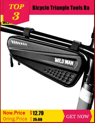 Clearance WILD MAN Road Bicycle Handlebar Bag Rainproof Cycling Front Top Tube Bag MTB Repair Tool Bag Bike Saddle Bag Sacoche Velo 2