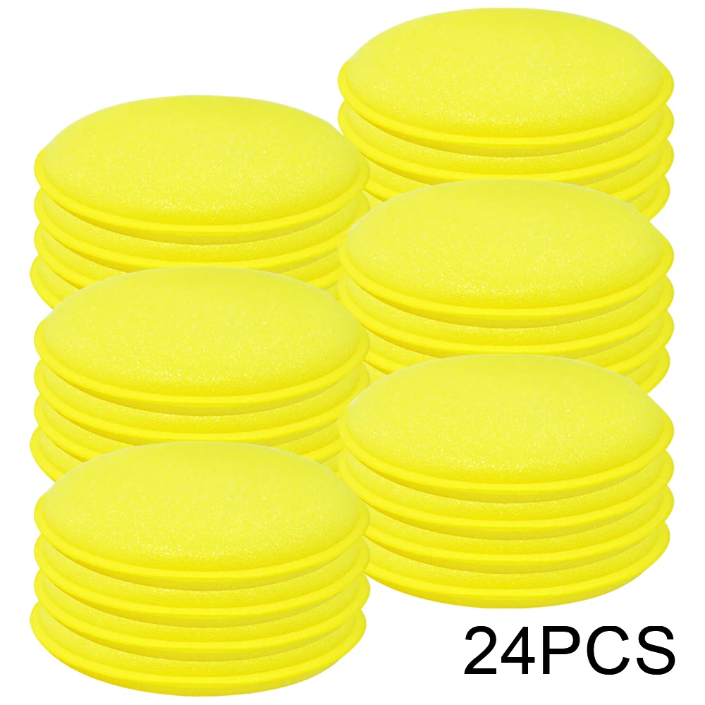 Car Foam Sponge Wax Applicator Cleaning Detailing Pads Soft Accessories Dust Remove Auto Care Polishing Pad | Автомобили и