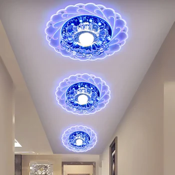 

Light Ceiling Modern Crystal Pendant Lamp Chandelier Living Decoration For Home Life 3W 1 Set