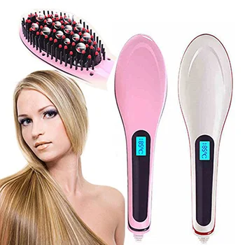 

Liquid Crystal Temperature Control Straightener Hair Comb Ceramic Anion Hair Comb Perm Straightener Hair Artifact For Hair Care