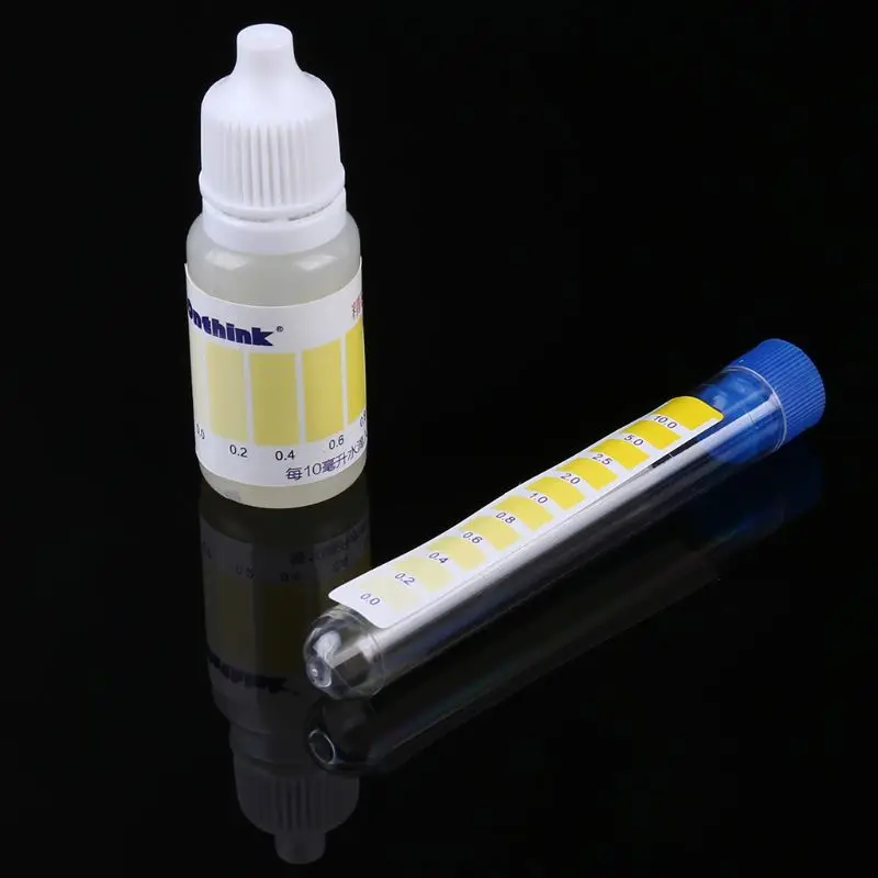 Water Quality Meter Aquarium Water Quality Testing Agent PH NO2 NO3 Chlorine Water Quality Test Nitrite Test Solution For Aquarium Fish Tank