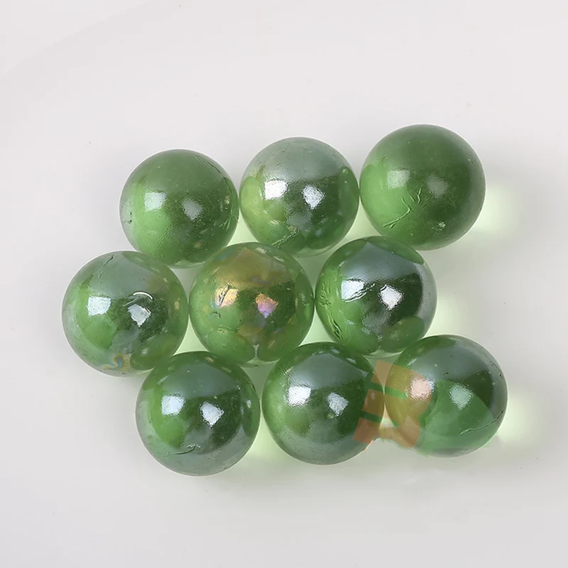 22mm Glass Marbles Balls Pinball Machine Charms Clear Home Fish Tank Decoration Vase Aquarium Toys for Kids 10pcs 15