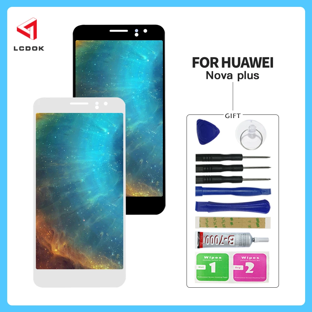 

LCD For Huawei Nova Plus MLA L01 L11 L02 L12 L03 L13 LCD Display Touch Screen Digitizer Assembly with Free Tools