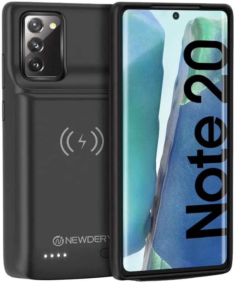 Новое поступление Портативный Qi Чехол зарядка для Samsung note 20 5G 10000 с зарядным