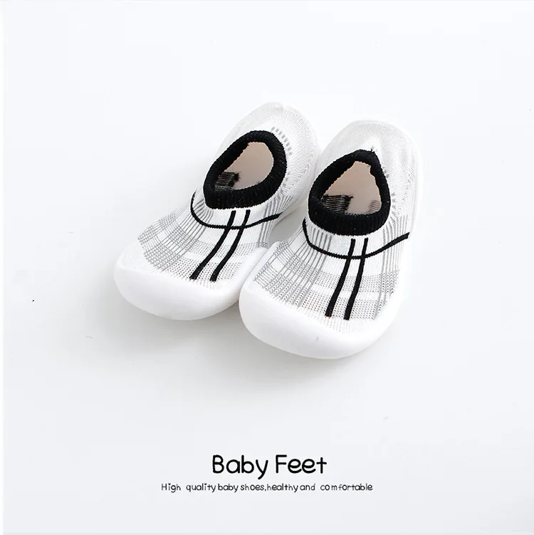 Children's rubber shoes baby toddler shoes Baby cartoon non-slip floor socks baby toddler shoes leopard pattern