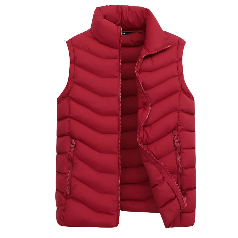 

Waistcoat Men's Autumn And Winter down Feather Cotton Vest Men Popular Brand Korean-style Thick Hooded Waistcoat Coat Warm S