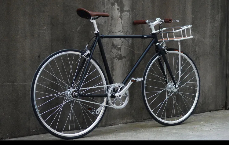 Ретро дорожный велосипед 700C колесо из алюминиевого сплава корзина классический уличный спортивный велосипед