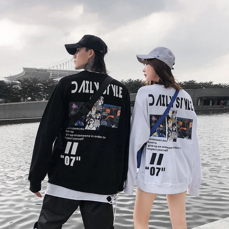 Harajuku хип хоп мужские толстовки Женская повседневная одежда пальто с принтом брендовая мужская флисовая Модная Верхняя одежда Толстовка 5JAMB