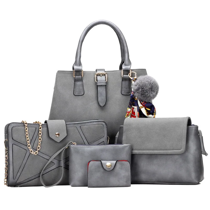 

High-capacity Retro Shoulder Bags Bolsa European and American Women Luxury Handbags Designer Composite Bag All-match Feminina
