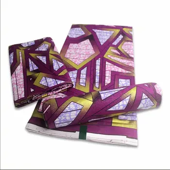 

High Quality African Veritable guaranteed Real Wax 100% cotton tissu golden Ankara Wax prints soft cotton fashion pagne fabrics