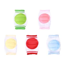 Hot Fashion Safety Crawling Elbow Cushion Infants Toddlers Baby Knee Pads Protector Leg Baby Kneecap For Kid 6 Colors