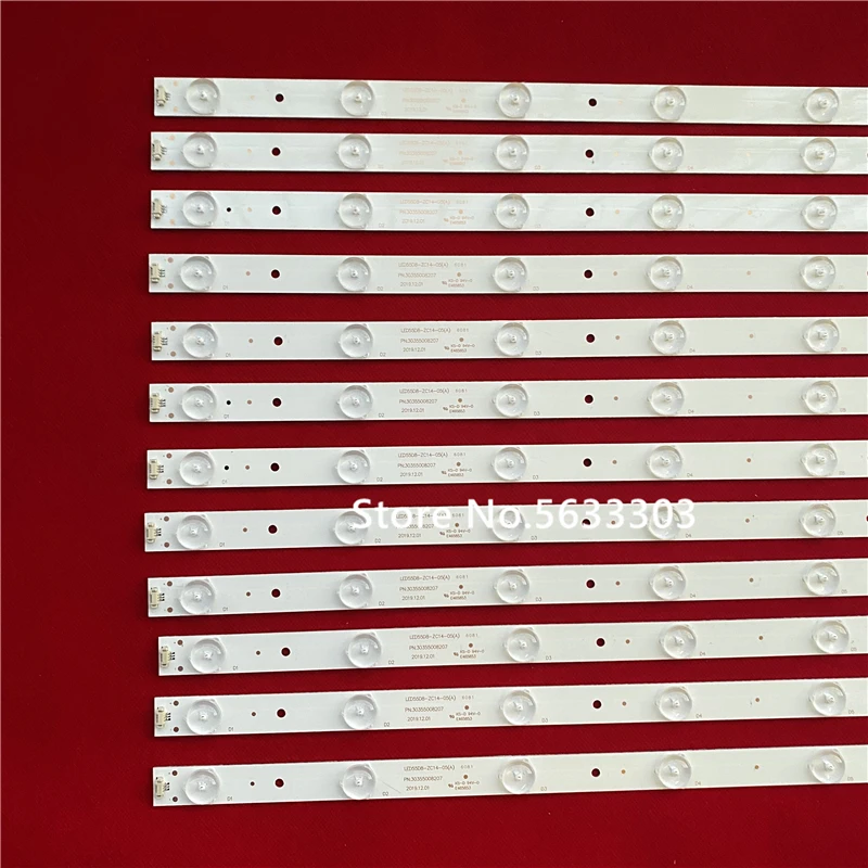 Новый 12 шт. 8 светодиодный 553 мм фонарь для LSC550HN01 K01 MX4245147501359 JVC LT55A73 55D8 ZC14 05(A) B